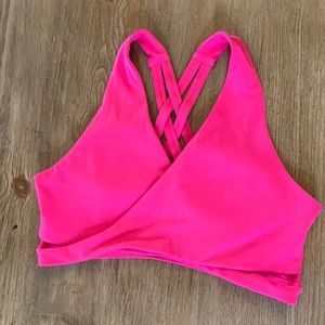 Fabletics Pink Sports Bra